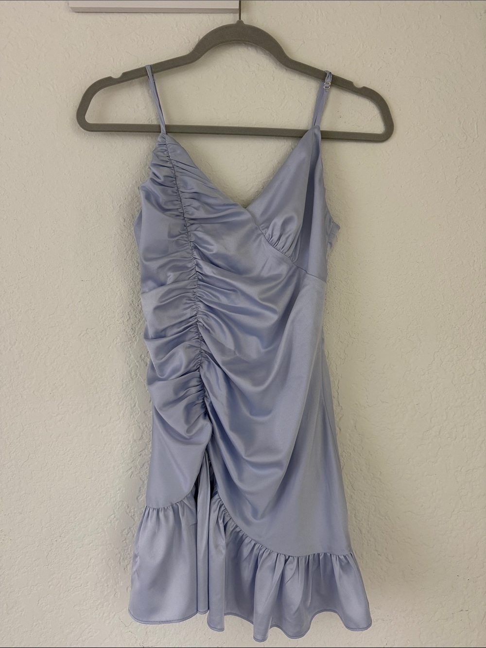 MAJORELLE Melville Powder Blue Mini Dress – XS